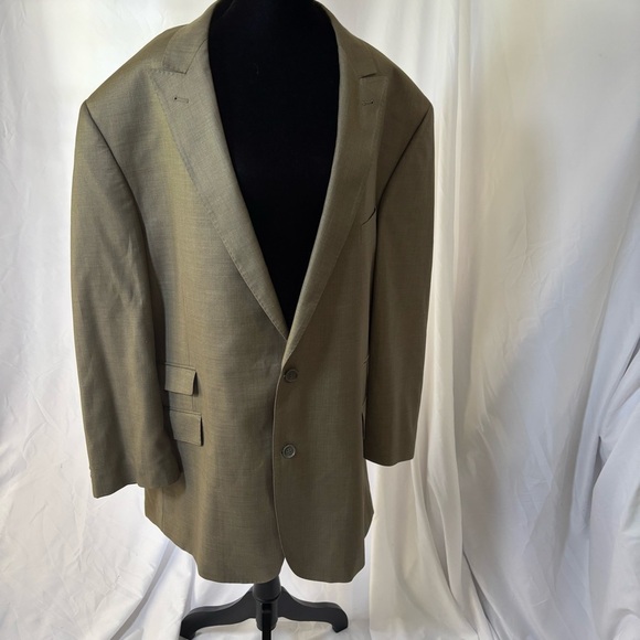 RARE Earvin Magic Johnson Men's Tan Blazer‎ Size 52R - Picture 1 of 9